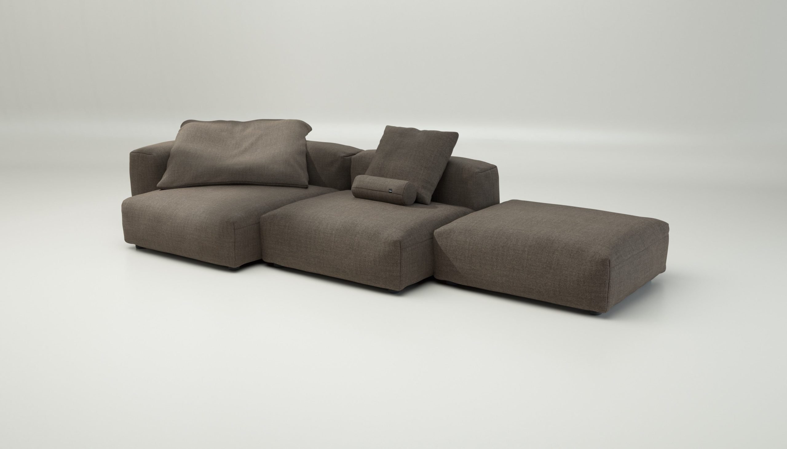 vetsak | Sofa Set 04 - pique - taupe | Modular Sofa | 5 Seater | Big Sofa