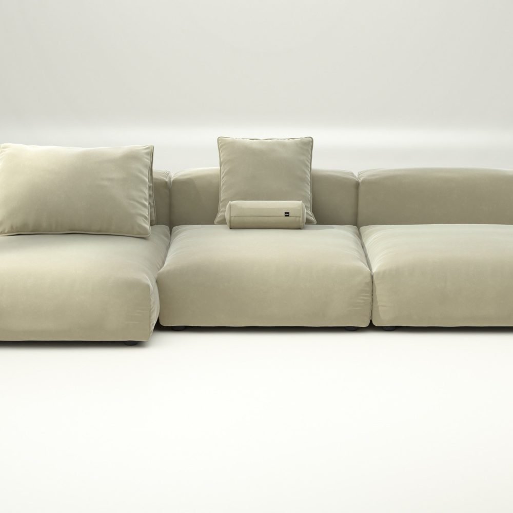 vetsak | Sofa Set 04 - suave - clay | Modular Sofa | 5 Seater | Big Sofa
