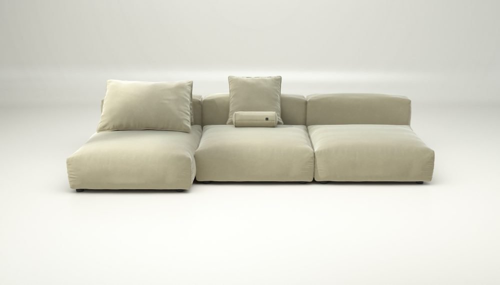 vetsak | Sofa Set 04 - suave - clay | Modular Sofa | 5 Seater | Big Sofa