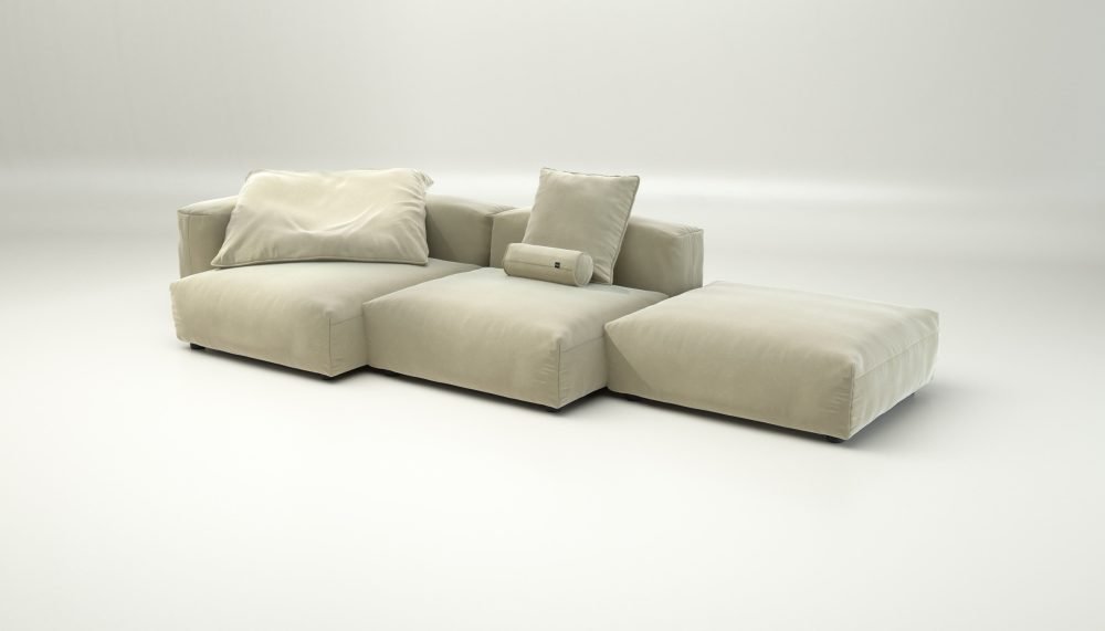 vetsak | Sofa Set 04 - suave - clay | Modular Sofa | 5 Seater | Big Sofa