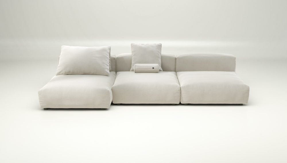 vetsak | Sofa Set 04 - suave - pearl | Modular Sofa | 5 Seater | Big Sofa