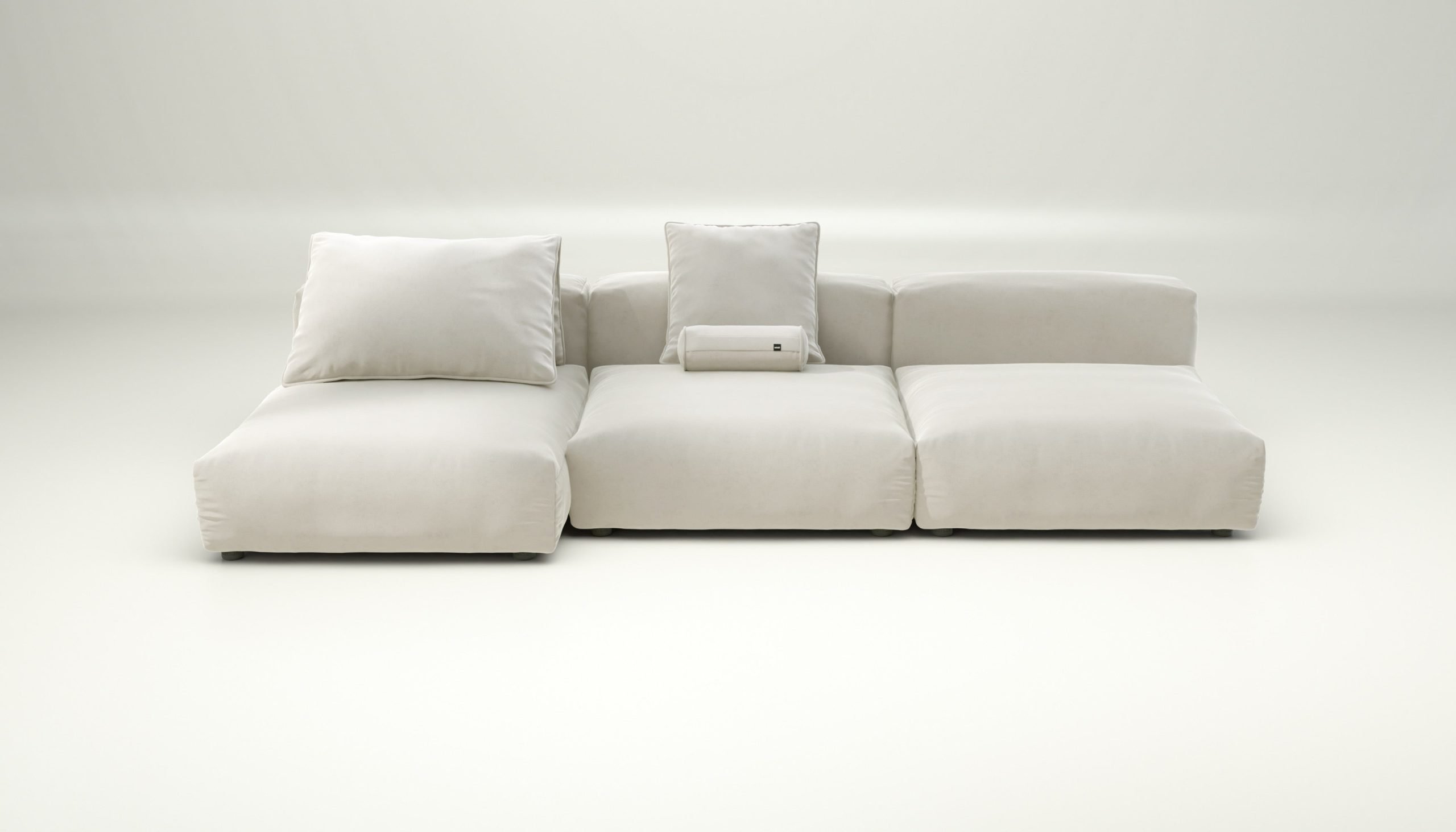 vetsak | Sofa Set 04 - suave - pearl | Modular Sofa | 5 Seater | Big Sofa