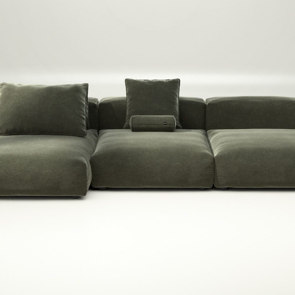 vetsak | Sofa Set 04 - suave - pine | Modular Sofa | 5 Seater | Big Sofa