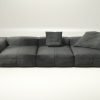 vetsak | Sofa Set 05 - leather - dark grey | Modular Sofa | 5 Seater | Big Sofa | Corner Sofa