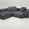 vetsak | Sofa Set 05 - loop loop - anthracite | Modular Sofa | 5 Seater | Big Sofa | Corner Sofa