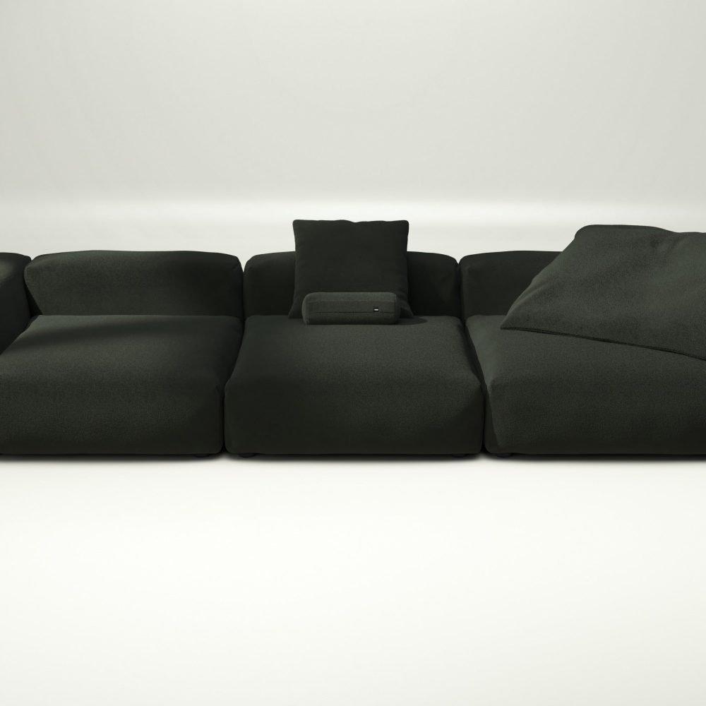 vetsak | Sofa Set 05 - loop loop - mousse | Modular Sofa | 5 Seater | Big Sofa | Corner Sofa