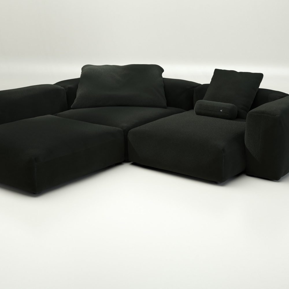 vetsak | Sofa Set 05 - loop loop - mousse | Modular Sofa | 5 Seater | Big Sofa | Corner Sofa