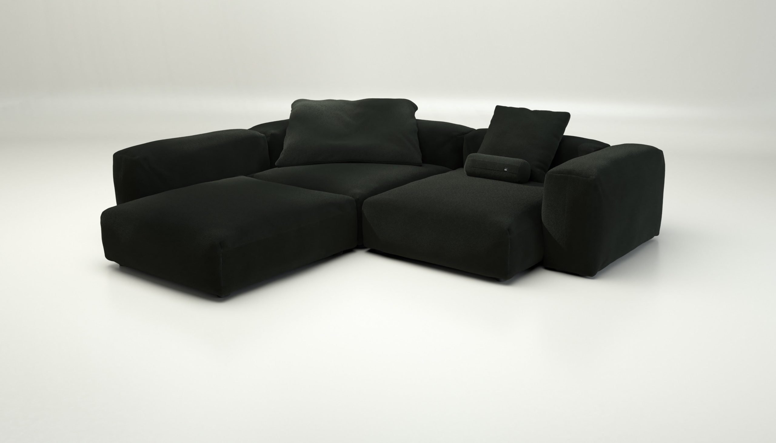 vetsak | Sofa Set 05 - loop loop - mousse | Modular Sofa | 5 Seater | Big Sofa | Corner Sofa