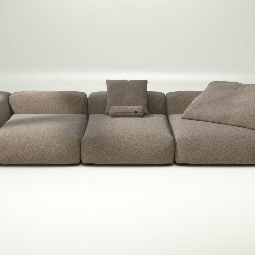 vetsak | Sofa Set 05 - loop loop - taupe | Modular Sofa | 5 Seater | Big Sofa | Corner Sofa