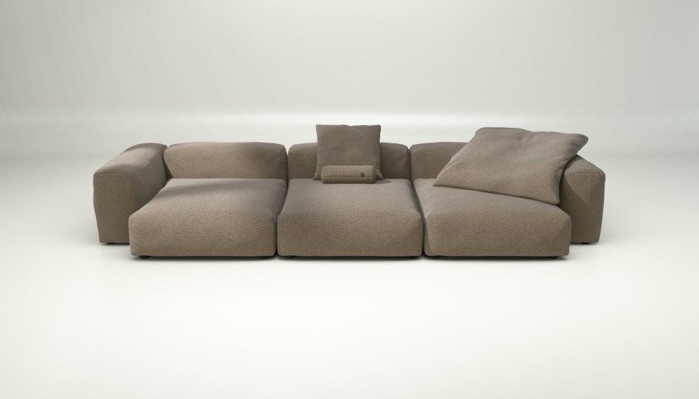 vetsak | Sofa Set 05 - loop loop - taupe | Modular Sofa | 5 Seater | Big Sofa | Corner Sofa