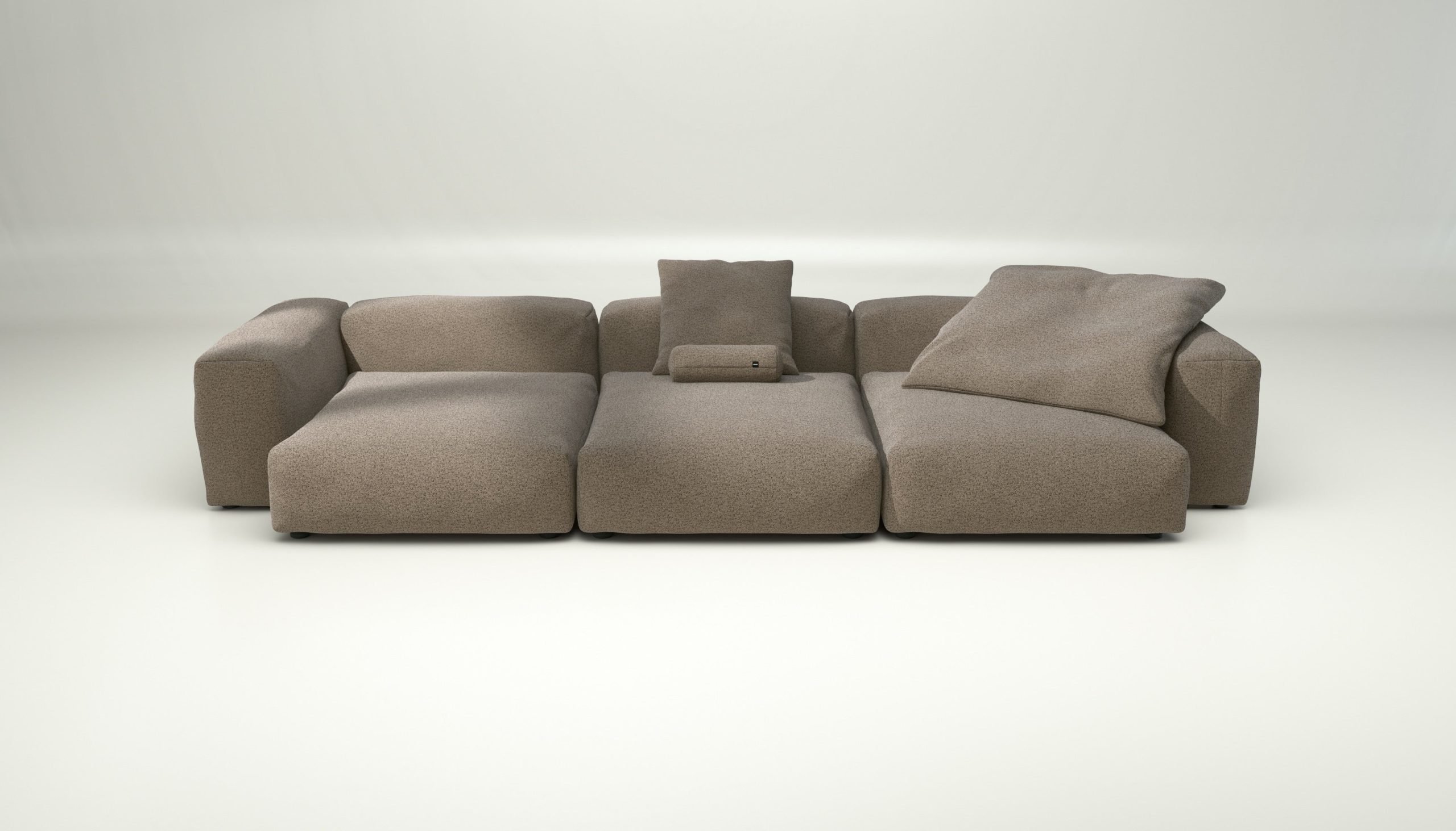 vetsak | Sofa Set 05 - loop loop - taupe | Modular Sofa | 5 Seater | Big Sofa | Corner Sofa