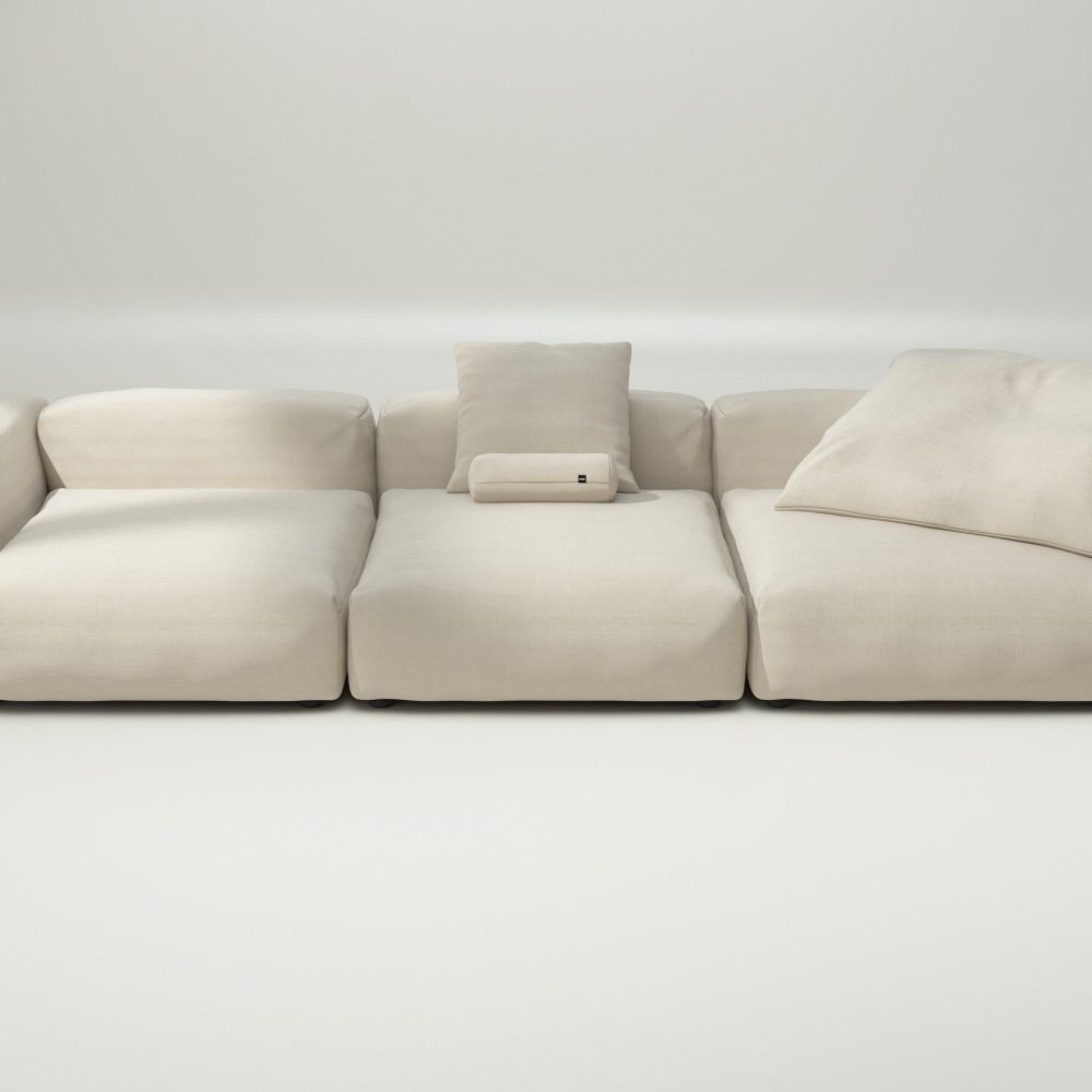 vetsak | Sofa Set 05 - pique - beige | Modular Sofa | 5 Seater | Big Sofa | Corner Sofa