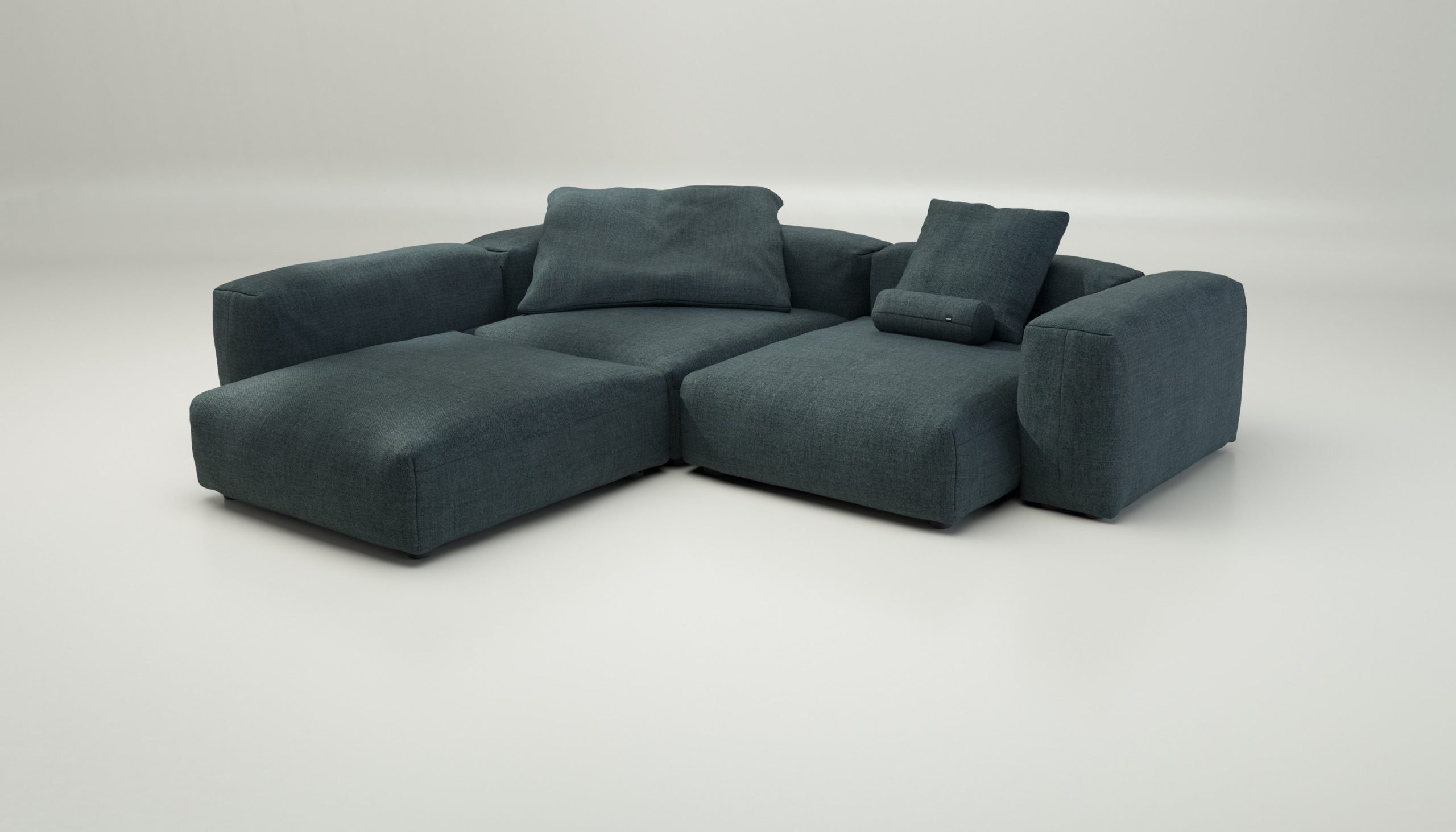 vetsak | Sofa Set 05 - pique - cedar | Modular Sofa | 5 Seater | Big Sofa | Corner Sofa