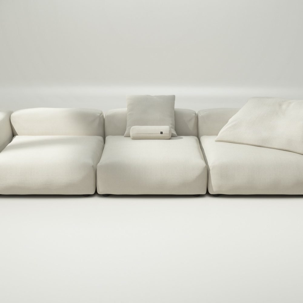 vetsak | Sofa Set 05 - pique - creme | Modular Sofa | 5 Seater | Big Sofa | Corner Sofa