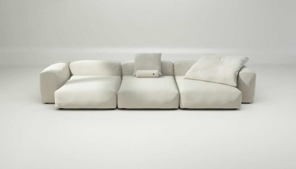 vetsak | Sofa Set 05 - pique - creme | Modular Sofa | 5 Seater | Big Sofa | Corner Sofa