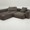 vetsak | Sofa Set 05 - pique - taupe | Modular Sofa | 5 Seater | Big Sofa | Corner Sofa