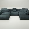 vetsak | Sofa Set 06 - pique - cedar | Modular Sofa | 6.5 Seater | Big Sofa | U-Shape | Corner Sofa