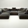 vetsak | Sofa Set 06 - suave - anthracite | Modular Sofa | 6.5 Seater | Big Sofa | U-Shape | Corner Sofa