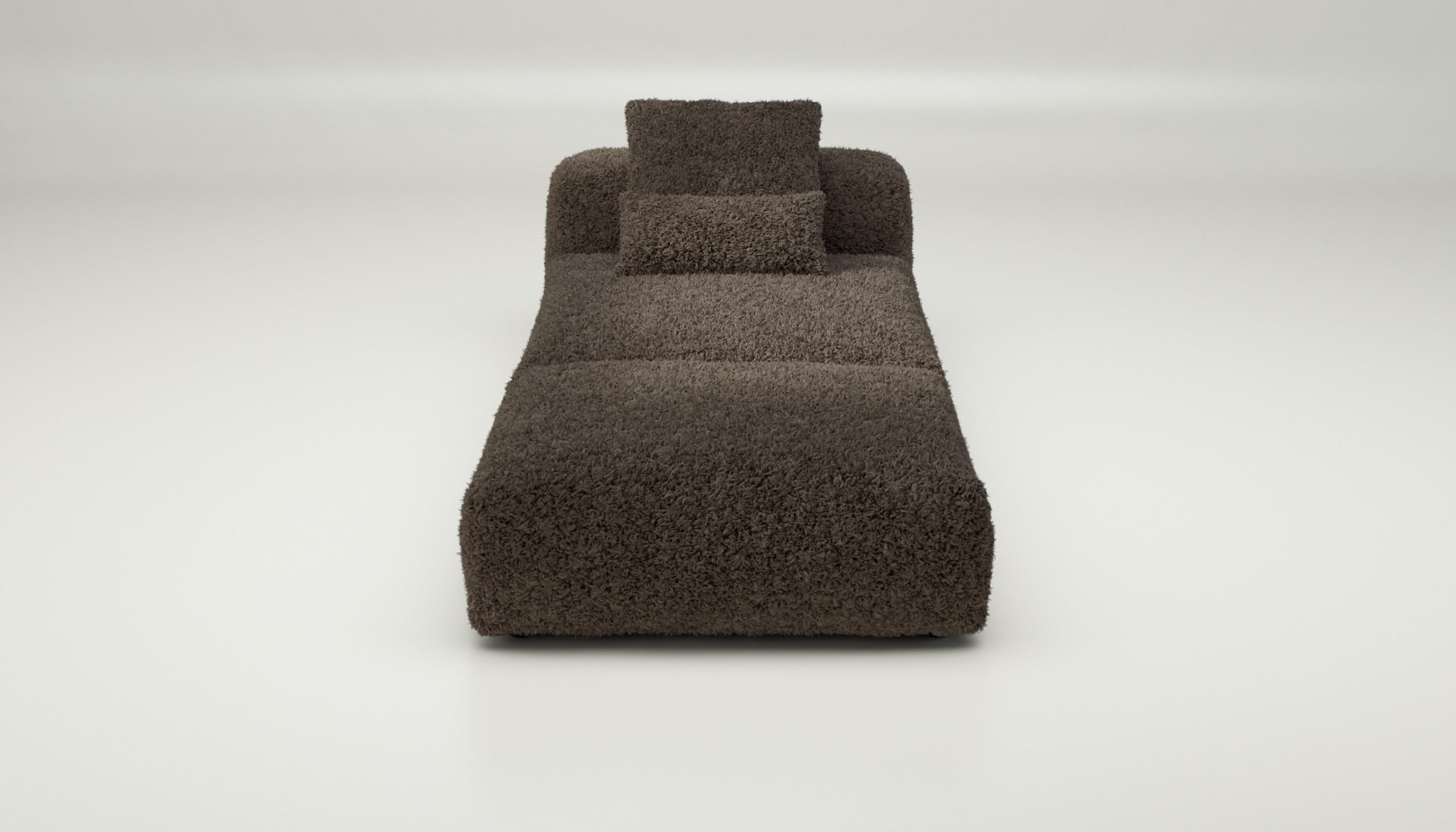 vetsak | Sofa Set 07 - Sun Lounger - doodle - cacao | Modular Sofa | 2 Seater | Daybed | Chaiselounge
