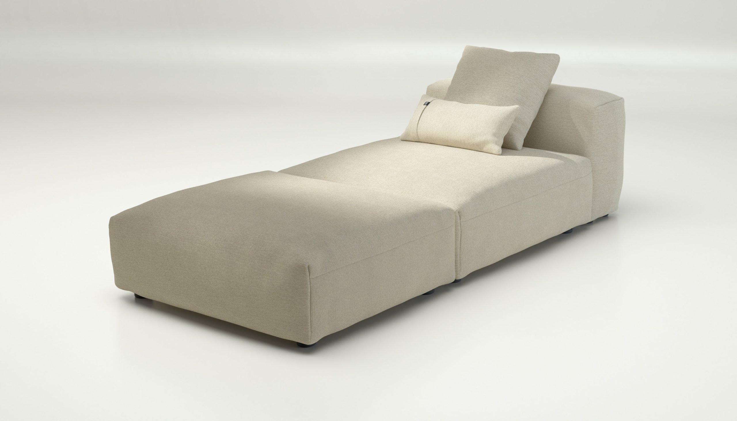 vetsak | Sofa Set 07 - Sun Lounger - loop loop - duna | Modular Sofa | 2 Seater | Daybed | Chaiselounge