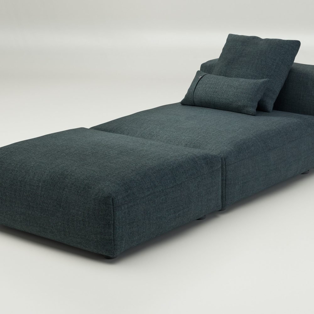 vetsak | Sofa Set 07 - Sun Lounger - pique - cedar | Modular Sofa | 2 Seater | Daybed | Chaiselounge