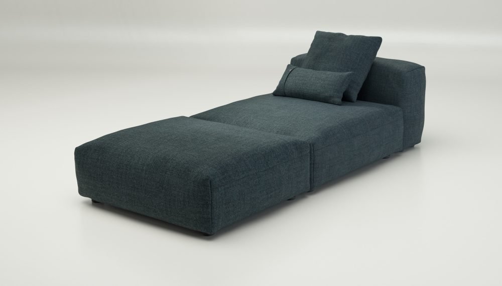 vetsak | Sofa Set 07 - Sun Lounger - pique - cedar | Modular Sofa | 2 Seater | Daybed | Chaiselounge