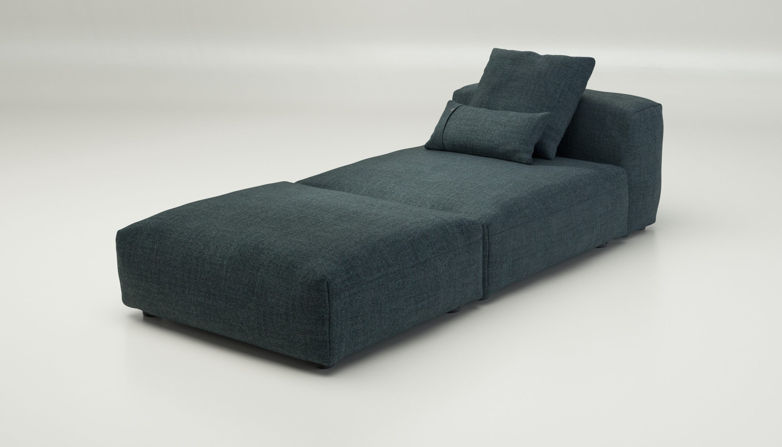 vetsak | Sofa Set 07 - Sun Lounger - pique - cedar | Modular Sofa | 2 Seater | Daybed | Chaiselounge