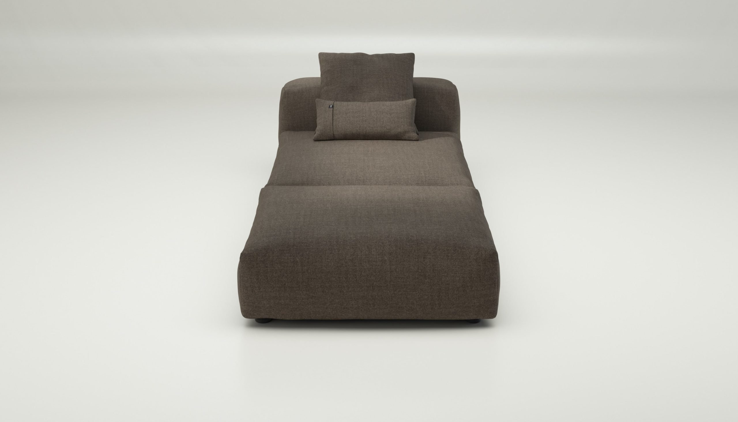 vetsak | Sofa Set 07 - Sun Lounger - pique - taupe | Modular Sofa | 2 Seater | Daybed | Chaiselounge