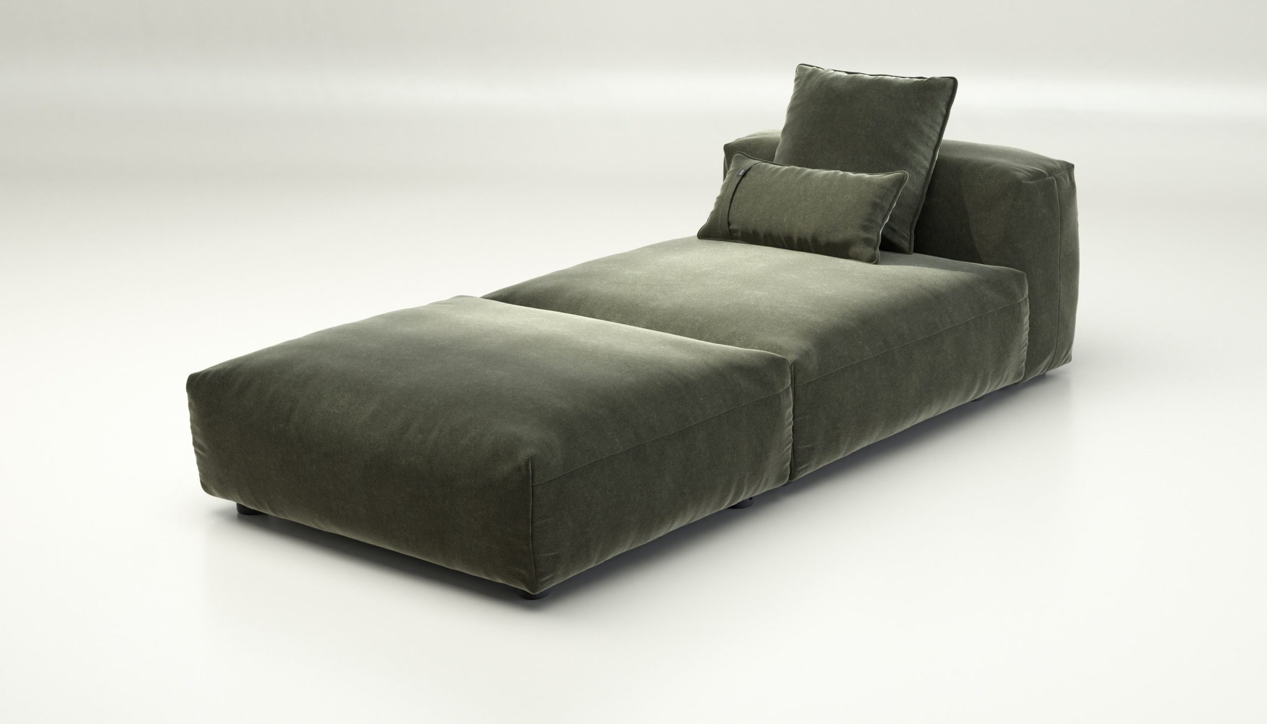 vetsak | Sofa Set 07 - Sun Lounger - suave - pine | Modular Sofa | 2 Seater | Daybed | Chaiselounge