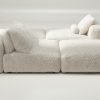 vetsak | Sofa Set 08 - Daybed - doodle - creme | Modular Sofa | 6 Seater | Outdoor Island | Double lounger