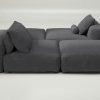 vetsak | Sofa Set 08 - Daybed - loop loop - anthracite | Modular Sofa | 6 Seater | Outdoor Island | Double lounger