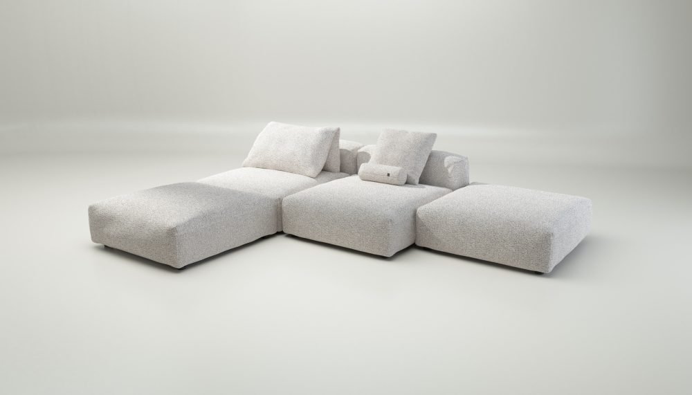 vetsak | Sofa Set 08 - Daybed - loop loop - bounty | Modular Sofa | 6 Seater | Outdoor Island | Double lounger