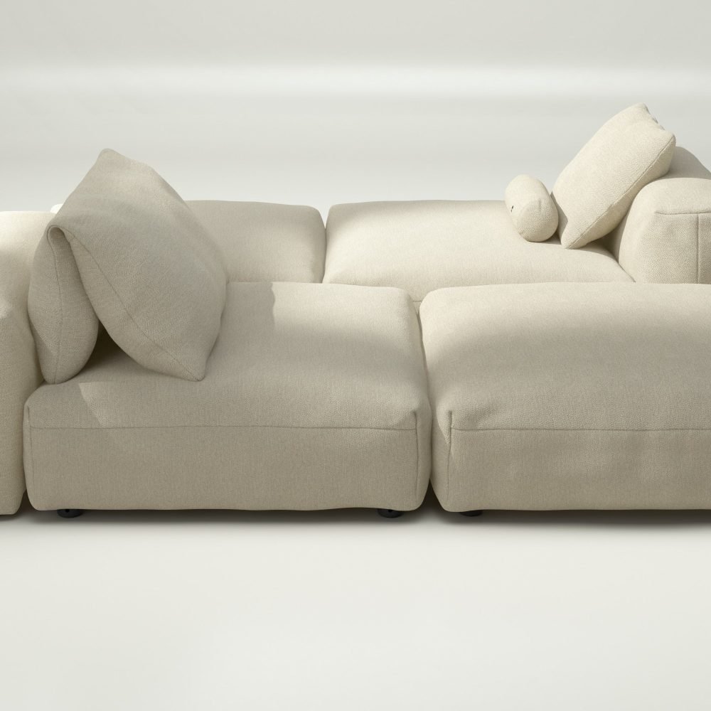 vetsak | Sofa Set 08 - Daybed - loop loop - duna | Modular Sofa | 6 Seater | Outdoor Island | Double lounger