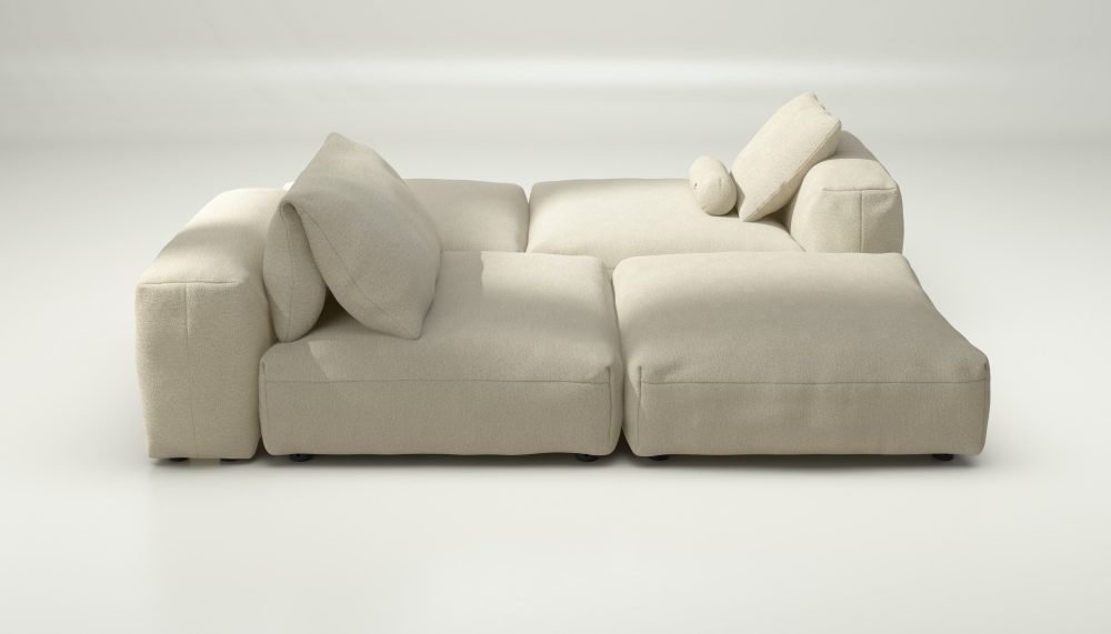 vetsak | Sofa Set 08 - Daybed - loop loop - duna | Modular Sofa | 6 Seater | Outdoor Island | Double lounger