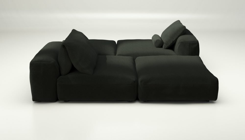vetsak | Sofa Set 08 - Daybed - loop loop - mousse | Modular Sofa | 6 Seater | Outdoor Island | Double lounger