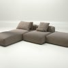 vetsak | Sofa Set 08 - Daybed - loop loop - taupe | Modular Sofa | 6 Seater | Outdoor Island | Double lounger