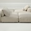 vetsak | Sofa Set 08 - Daybed - pique - beige | Modular Sofa | 6 Seater | Outdoor Island | Double lounger