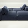 vetsak | Sofa Set 08 - Daybed - suave - navy | Modular Sofa | 6 Seater | Outdoor Island | Double lounger