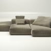 vetsak | Sofa Set 09 - The Island - cord velour - khaki | Modular Sofa | 7 Seater | Sofa Island