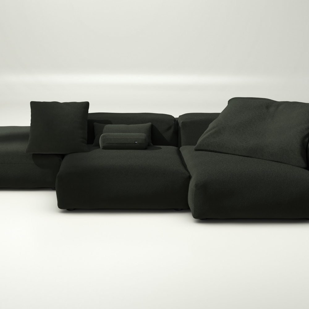vetsak | Sofa Set 09 - The Island - loop loop - mousse | Modular Sofa | 7 Seater | Sofa Island