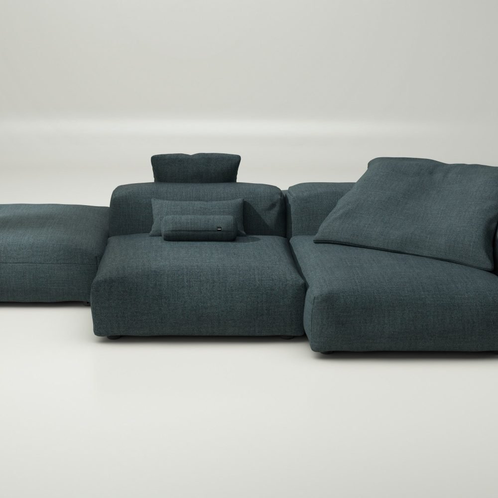 vetsak | Sofa Set 09 - The Island - pique - cedar | Modular Sofa | 7 Seater | Sofa Island