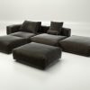 vetsak | Sofa Set 09 - The Island - suave - anthracite | Modular Sofa | 7 Seater | Sofa Island