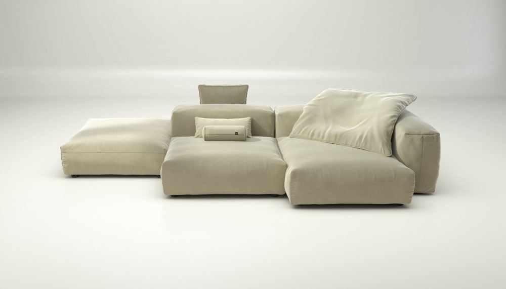 vetsak | Sofa Set 09 - The Island - suave - clay | Modular Sofa | 7 Seater | Sofa Island