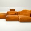 vetsak | Sofa Set 09 - The Island - suave - orange blaze | Modular Sofa | 7 Seater | Sofa Island