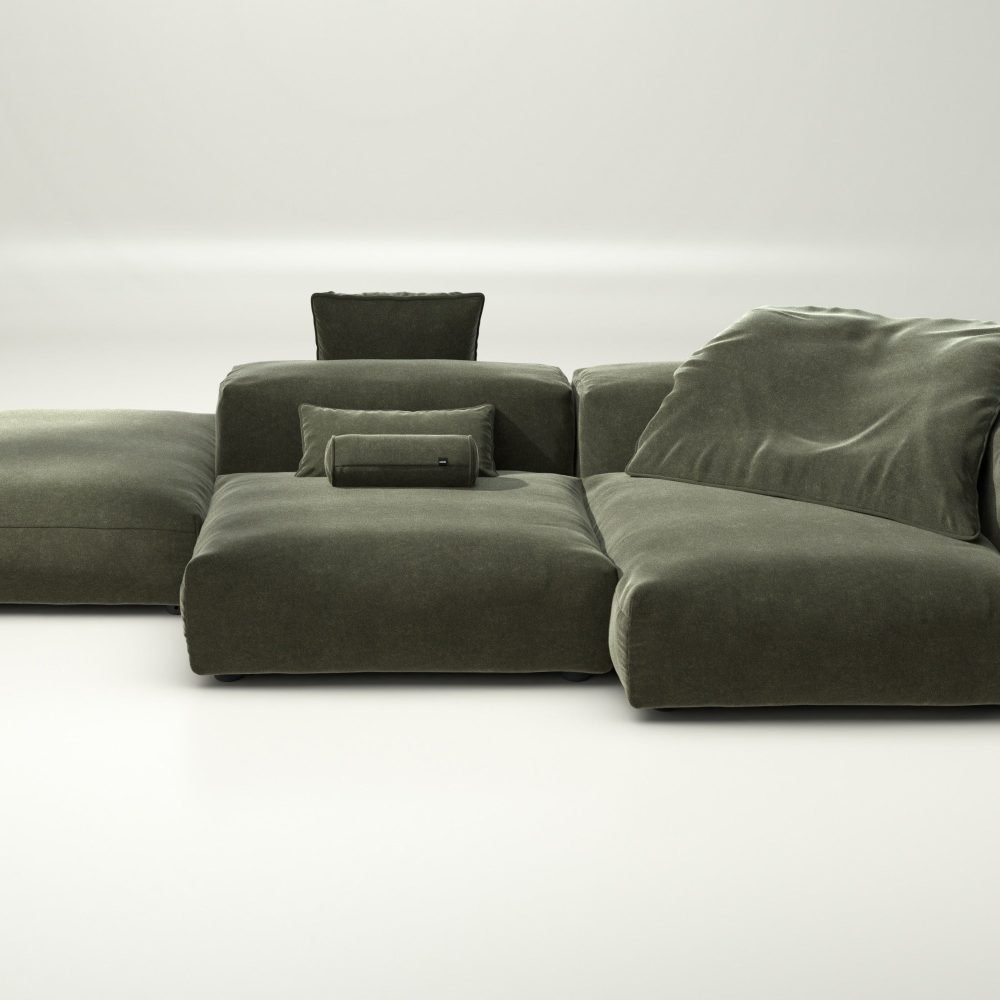 vetsak | Sofa Set 09 - The Island - suave - pine | Modular Sofa | 7 Seater | Sofa Island