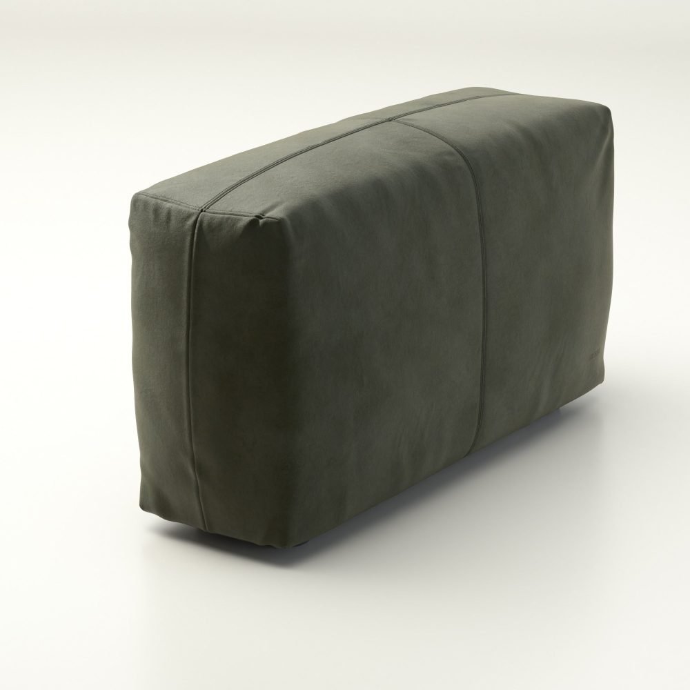 vetsak | Sofa Side Large - leather - olive