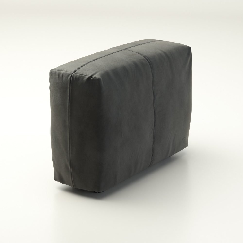 vetsak | Sofa Side Medium - leather - dark grey