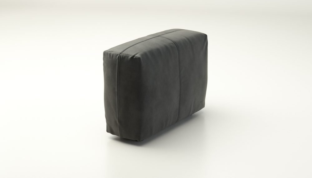 vetsak | Sofa Side Medium - leather - dark grey