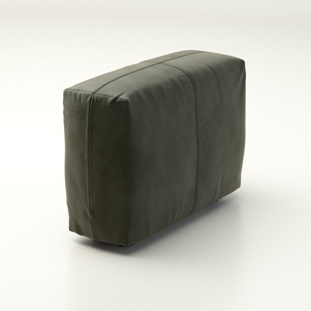 vetsak | Sofa Side Medium - leather - olive