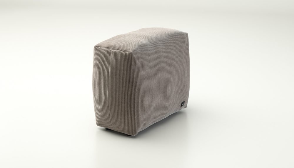vetsak | Sofa Side Small - cord velour - platinum